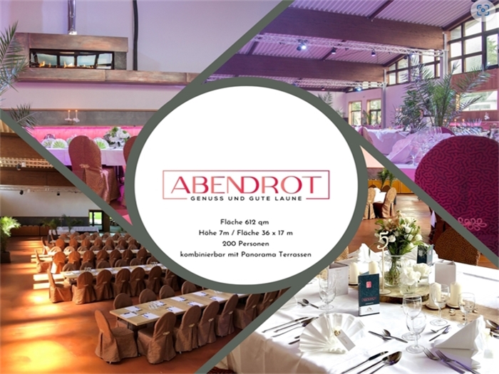 Eventhalle Abendrot